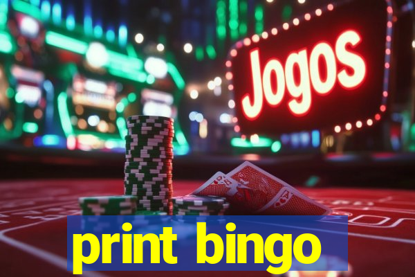 print bingo